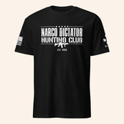 1 Nation Design Merch Narco Dictator Hunting Club T-Shirt 2026 Gifts For Patriots - Lily Birch Market