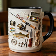 Love Fishing - Personalized Fishing Accent Mug