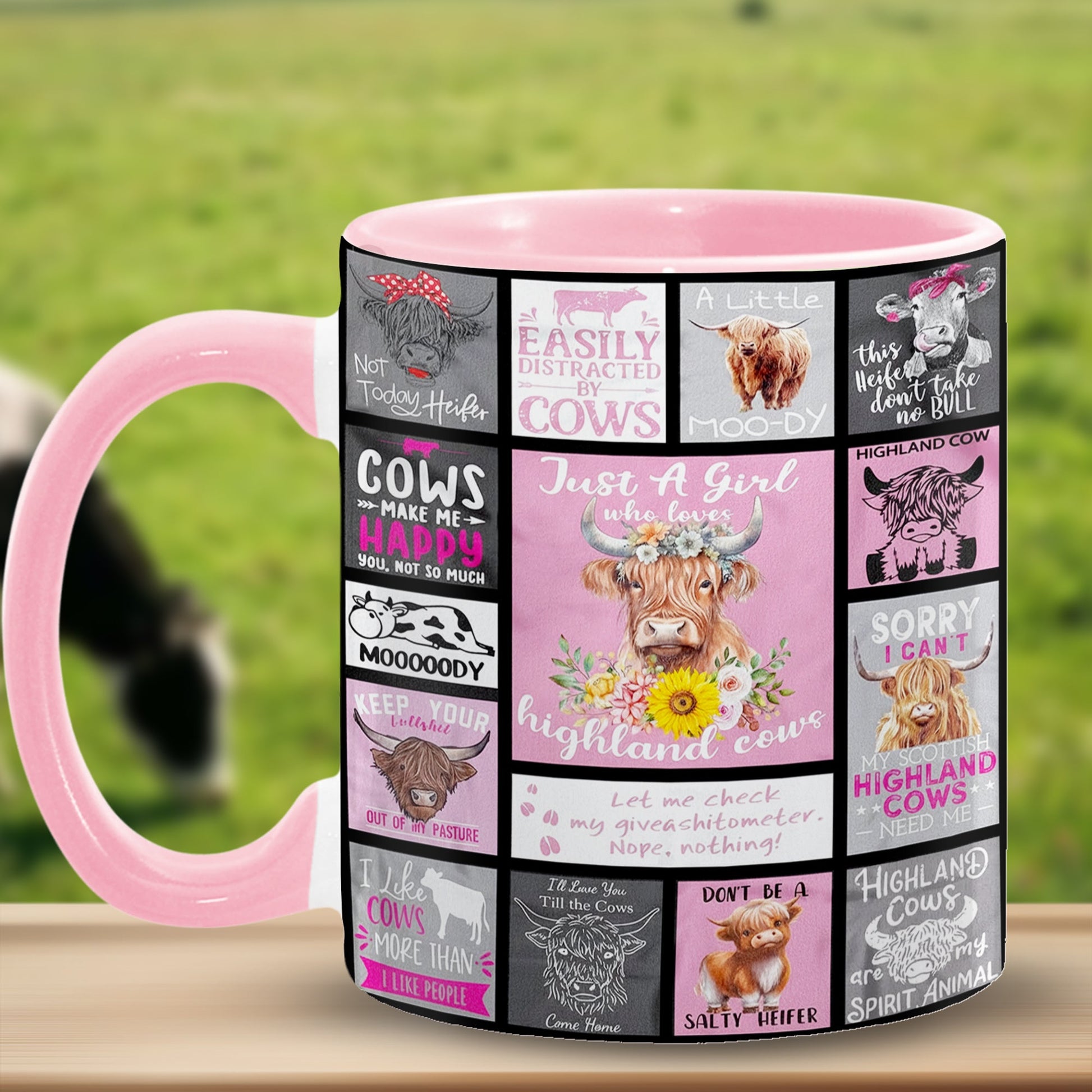 Adorable Cow Collection Accent Mug