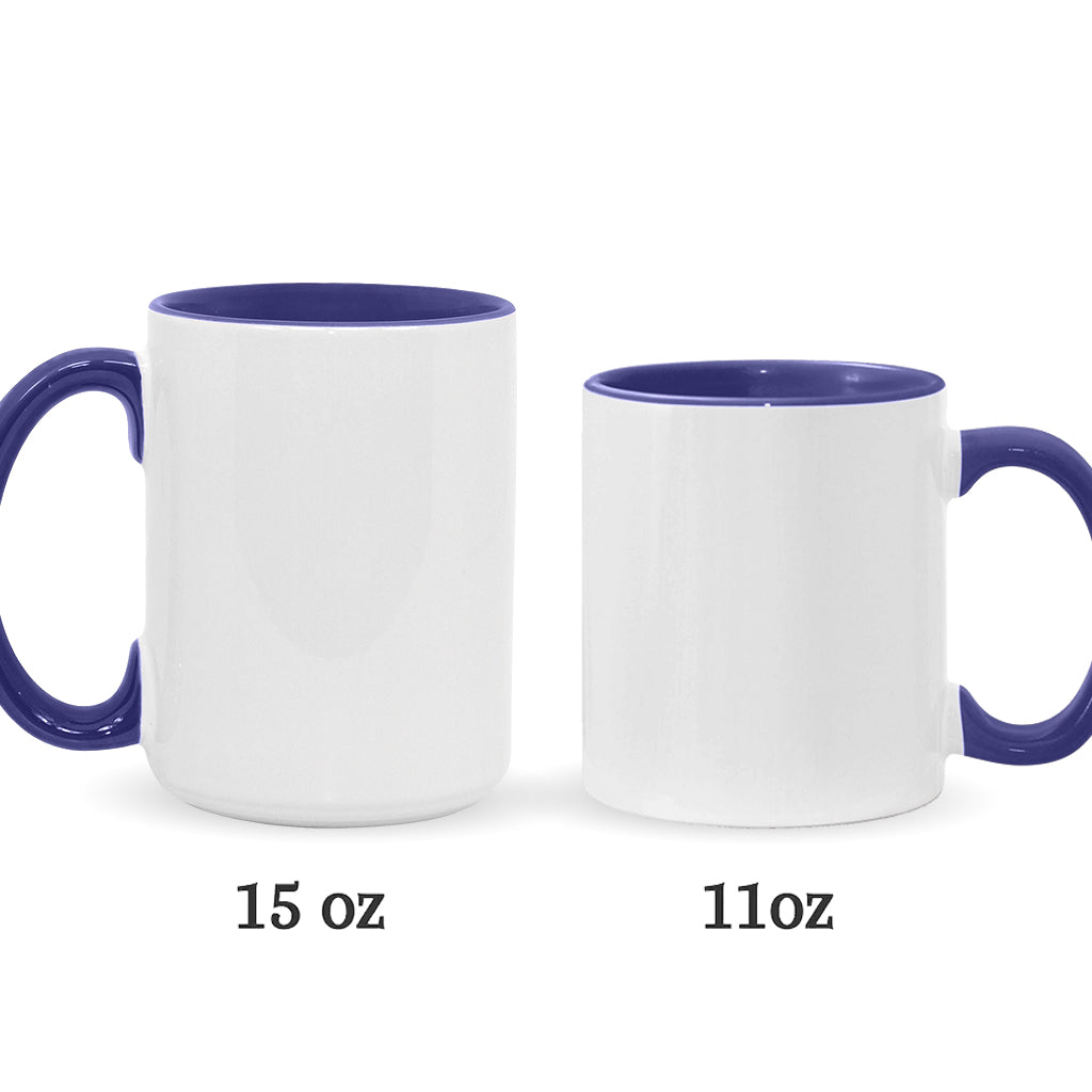 Beautiful Stained Glass Witch - Personalized Witch Accent Mug