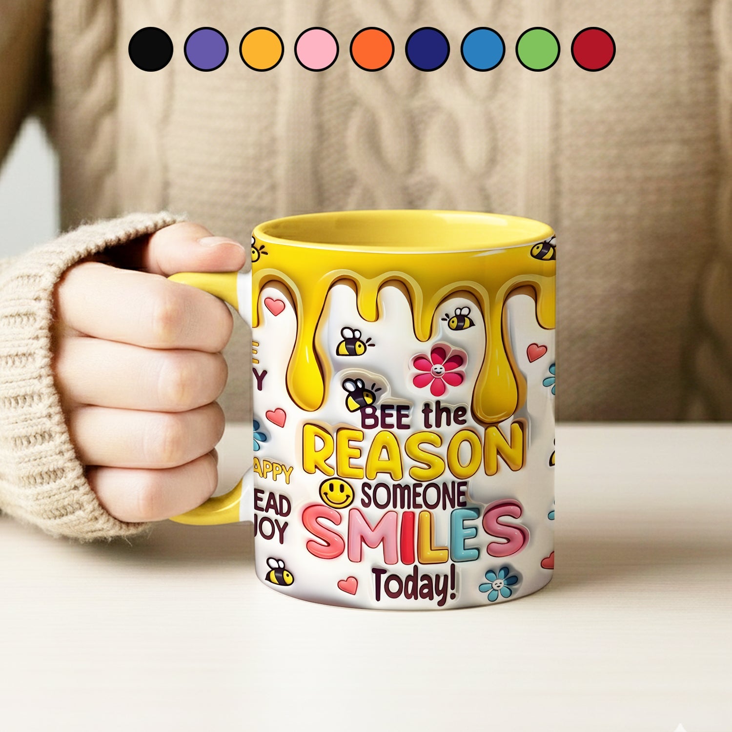 Bee The Reason - Bee Accent Mug