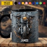 Vintage Bike - Personalized Biker Accent Mug