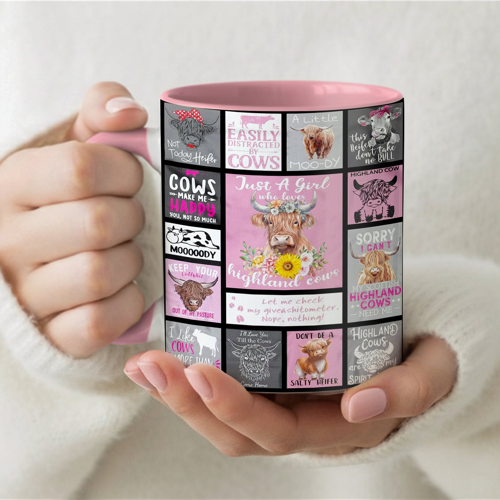Adorable Cow Collection Accent Mug