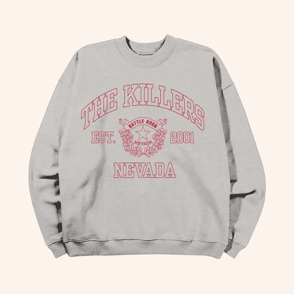 The Killers Merch Battle Born Nevada EST 2001 Sweatshirt Christmas Gift Ideas For Men - Lilybirchmarket