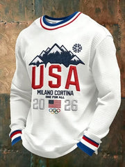 Team USA Milano Cortina One For All Long Sleeve Shirt 2026 Winter Olympics Team USA Merch