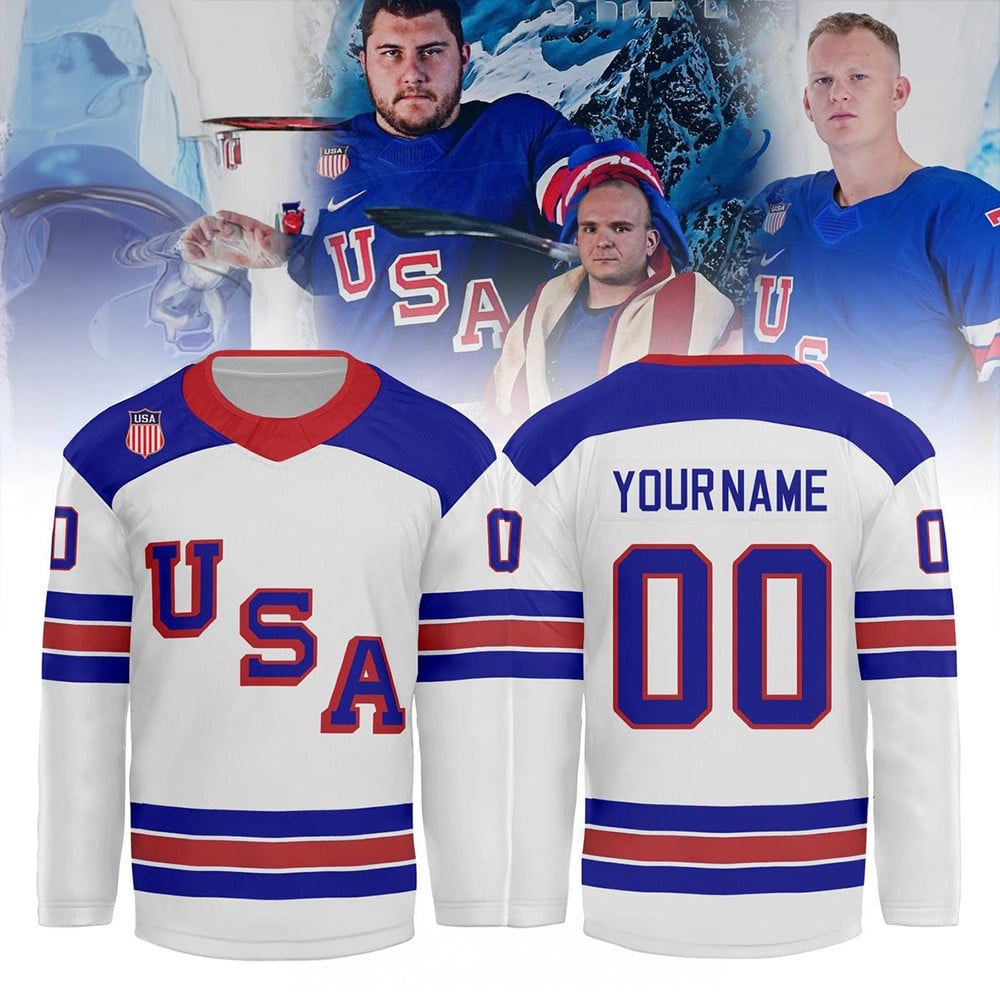Personalized Olympic Winter Team USA Ice Hockey Night 2026 Jersey Milano Cortina 2026 Merch - MadebyMun
