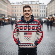 Team USA Milano Cortina 2026 Winter Olympic Games Hoodie Winter Milano Cortina 2026 Apparel - MadebyMun