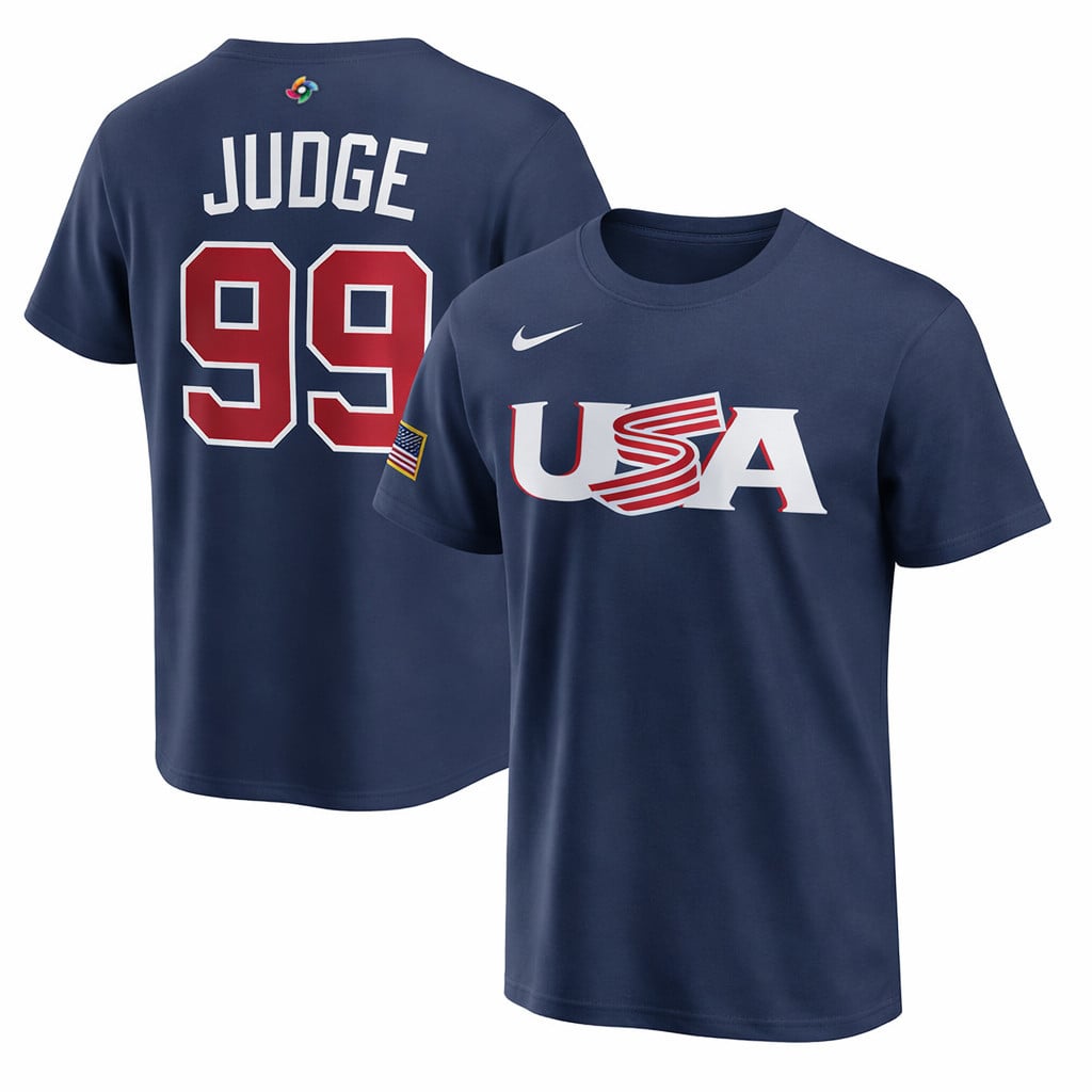 99 Aaron Judge USA 2026 World Baseball Classic Shirt Team USA WBC 2026 Merch - MadebyMun