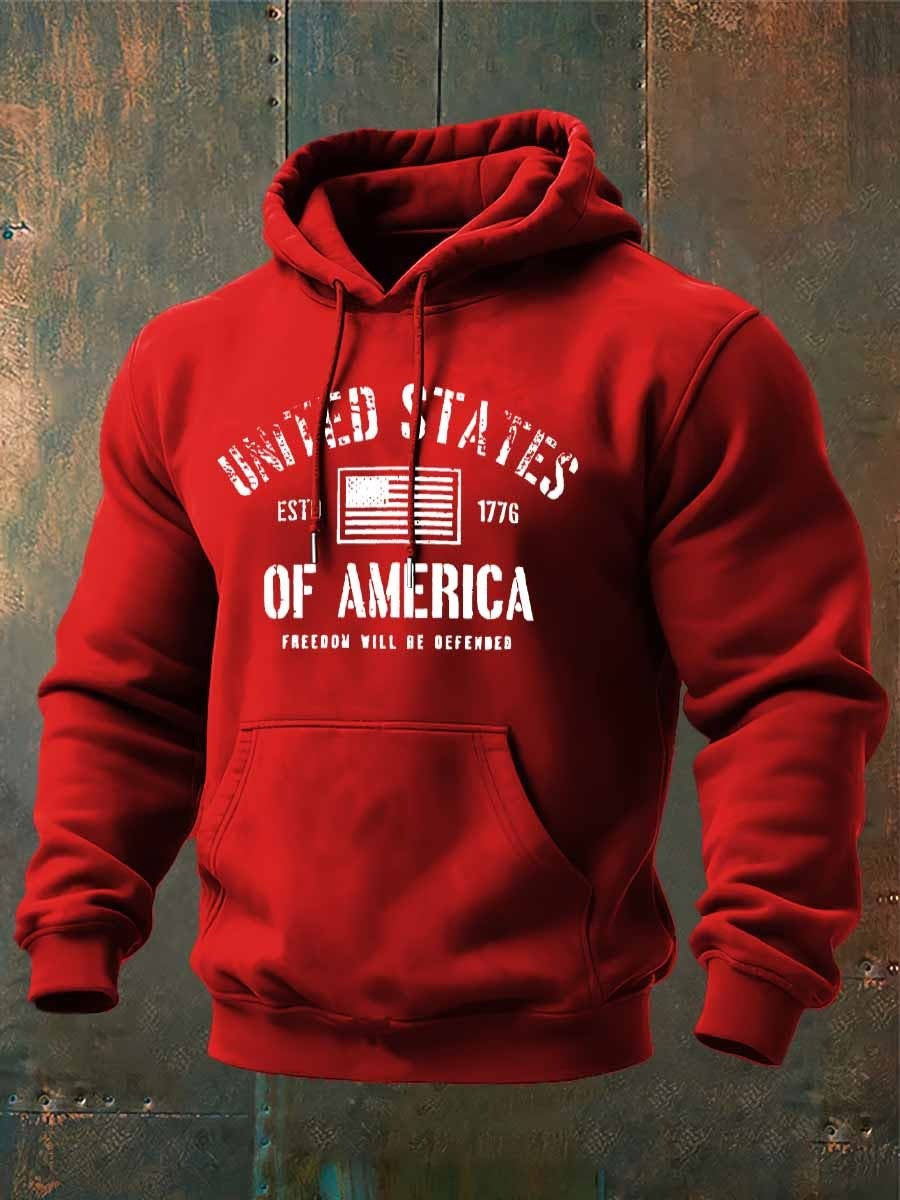 250 Years Of America Hoodie Freedom Will Be Defended Patriotic Clothing Gifts For Husband - Lilybirchmarket