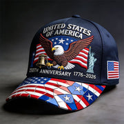 250 Years Of Freedom Hat Pride America Patriotic Cap Gifts For Father - Lilybirchmarket