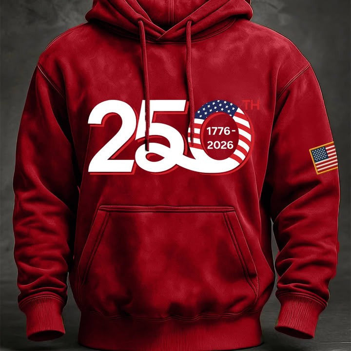 250 Years Of Freedom Hoodie 250Th Anniversary 1776 2026 Patriotic Veteran Clothing Gifts - Lilybirchmarket