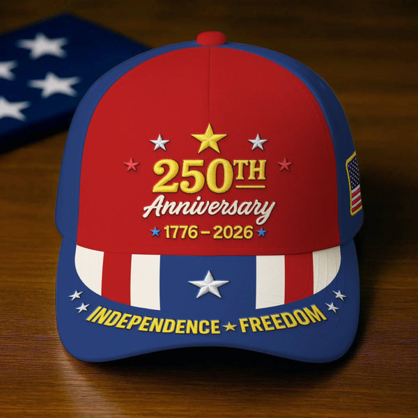 250th Anniversary 1776 2026 Independence Freedom Hat Patriotic Cap Gifts For Father - Lilybirchmarket