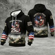 250th Anniversary American Pride Hoodie 1776 2026 250 Years Camo Eagle Patriotic Best Gift - Lilybirchmarket