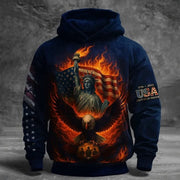 250Th Anniversary Of America Hoodie USA 250 Years Of Freedom Patriotic Clothing Gifts For Dad - Lilybirchmarket