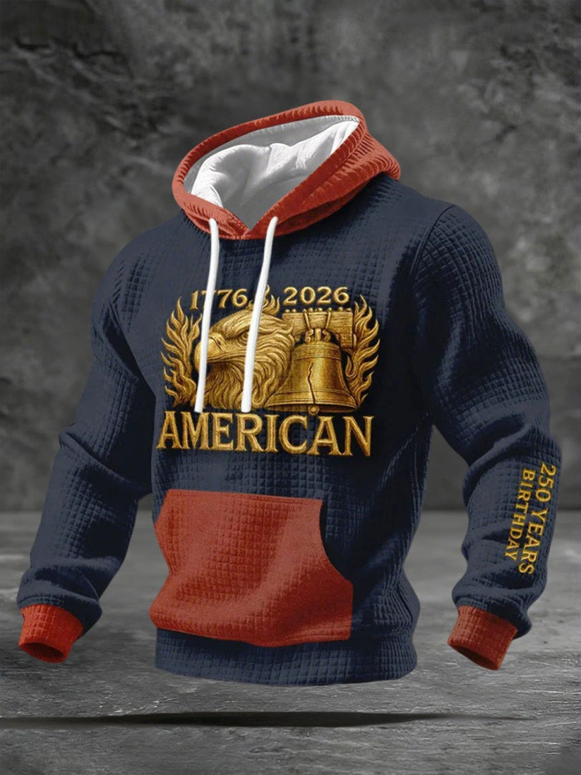 250th Anniversary USA Hoodie 1776 2026 American 250 Years Birthday Apparel Fourth Of July Gifts - Lilybirchmarket