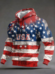 250th Anniversary USA Hoodie 1776 2026 American Flag Patriotic Apparel Fourth Of July Presents - Lilybirchmarket