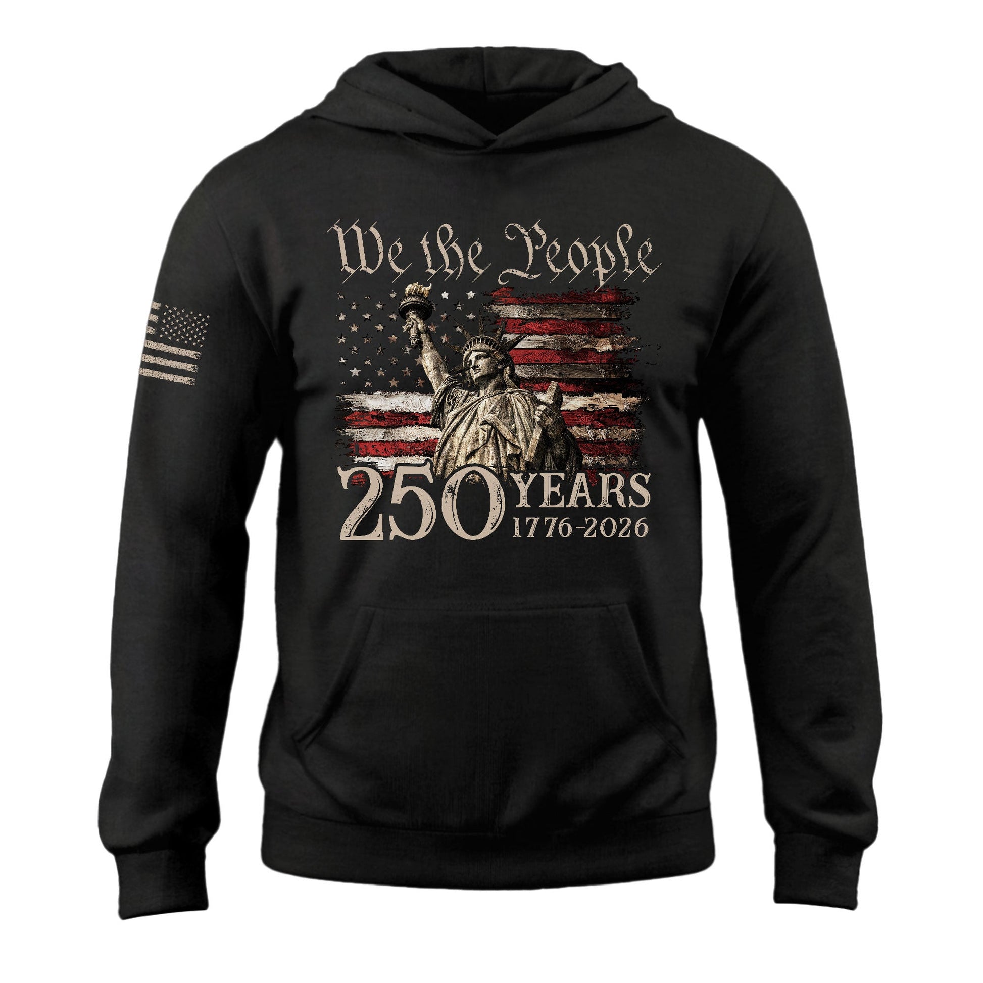 250th Anniversary USA Hoodie 1776 2026 American Patriotic Celebration Wear Best Gift - Lilybirchmarket