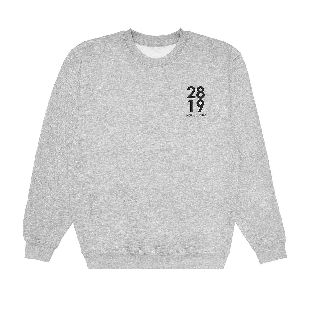 2819 Church Merch 2819 Digital Disciple Grey Sweatshirt Present For Friends - Lilybirchmarket