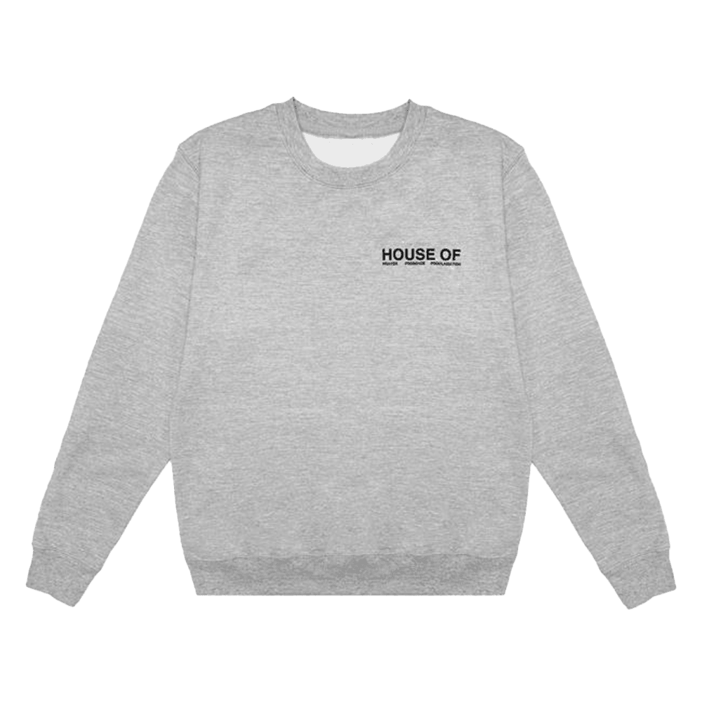2819 Merch House Of Prayer Grey Sweatshirt Father's Day Presents For Dad Ideas 2025 - Lilybirchmarket