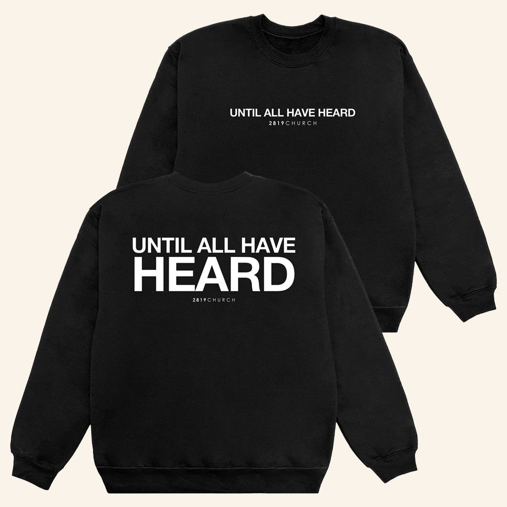 2819 Merch Until All Have Heard Black Sweatshirt Birthday Gift For Husband - Lilybirchmarket
