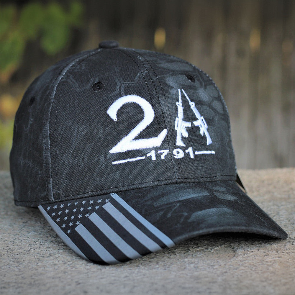 2A 1791 2nd Amendment Embroidered Hat Pro Gun Rights Hat Gifts For Dad Love Gun - Lilybirchmarket