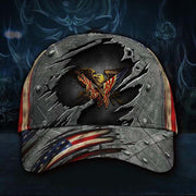 2nd Amendment Hat 3D Eagle Gun Flag 1789 U.S. Military Cap Gift For Men Father's Day Gift - Lilybirchmarket