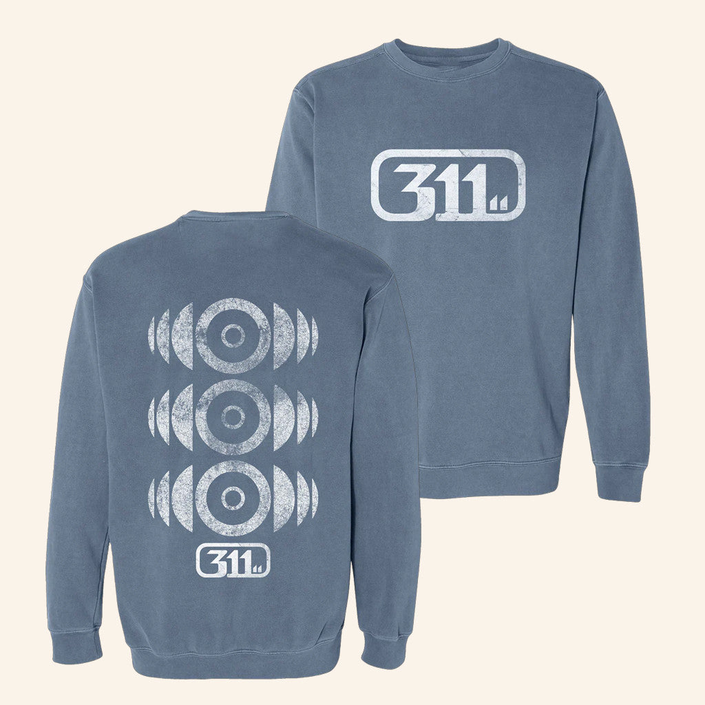 311 Merch Blue Soundsystem Sweatshirt Christmas Gifts For Rock Lovers - Lilybirchmarket