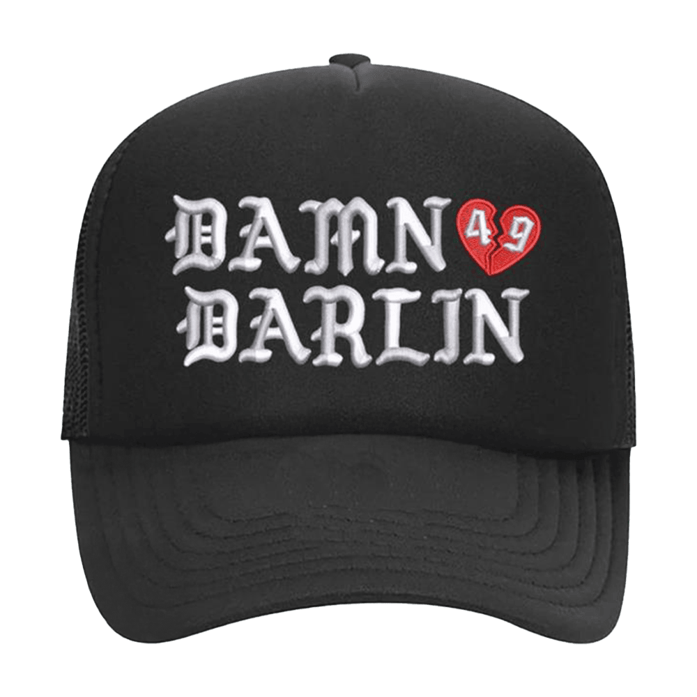 49 Winchester Merch Black Damn Darlin Trucker Hat Awesome Father's Day Gifts - Lilybirchmarket