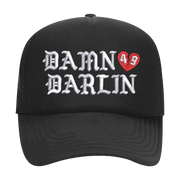 49 Winchester Merch Black Damn Darlin Trucker Hat Awesome Father's Day Gifts - Lilybirchmarket