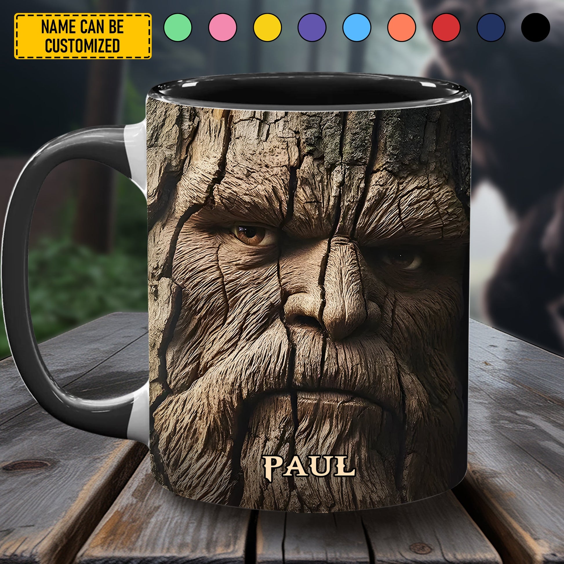 Timber Beast – Personalized Bigfoot Accent Mug