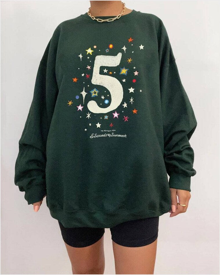 5 Seconds Of Summer Shirt, 5Sos Sweatshirt, 5Sos Tour Shirt, The 5Sos Show Merch, 5 Seconds Of Summer T-Shirt Gifts For Him - Lilybirchmarket