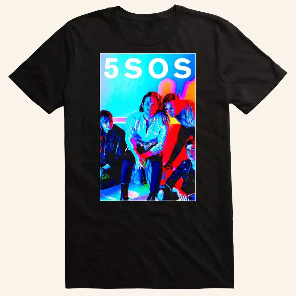 5SOS Merch 5 Seconds Of Summer Band Photo T-Shirt Gifts For Music Lovers - Lily Birch Market