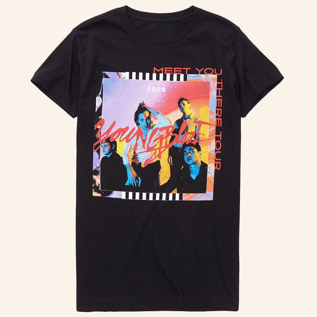 5SOS Merch 5 Seconds Of Summer Meet You There Tour T-Shirt Music Lover Gifts For Him - Lily Birch Market