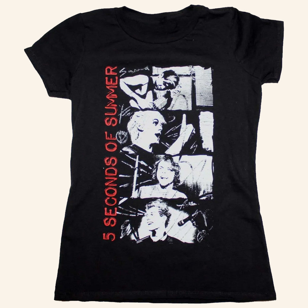 5SOS Merch 5 Seconds Of Summer Stacked Photo T-Shirt Best Gifts For Music Lovers - Lily Birch Market