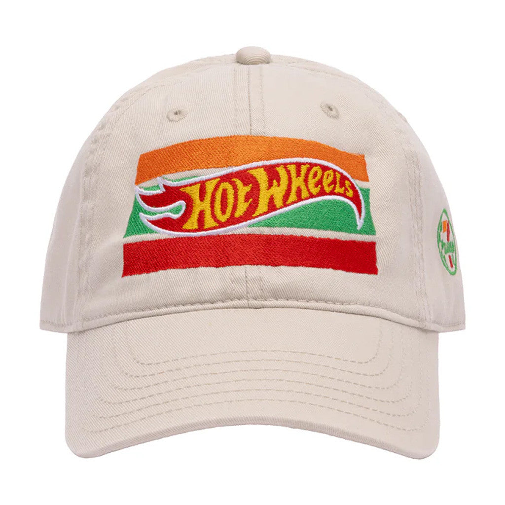 7 Collection Merch 7-Eleven X Hot Wheels Racing Stripes Embroidered Hat Gift Ideas For Him - Lilybirchmarket