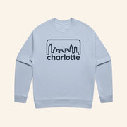 704 Merch Retro Charlotte Skyline Sweatshirt Gifts For Best Friends - Lilybirchmarket