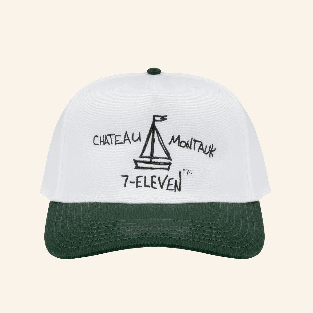 7Collection Merch Chateau Montauk 7-Eleven Sailboat Embroidered Hat Gifts For Him - Lilybirchmarket