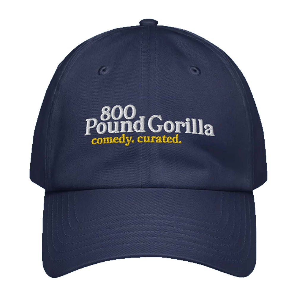 800 Pound Gorilla Media Merch Embroidered Navy Hat Cool Gifts For Dad - Lilybirchmarket