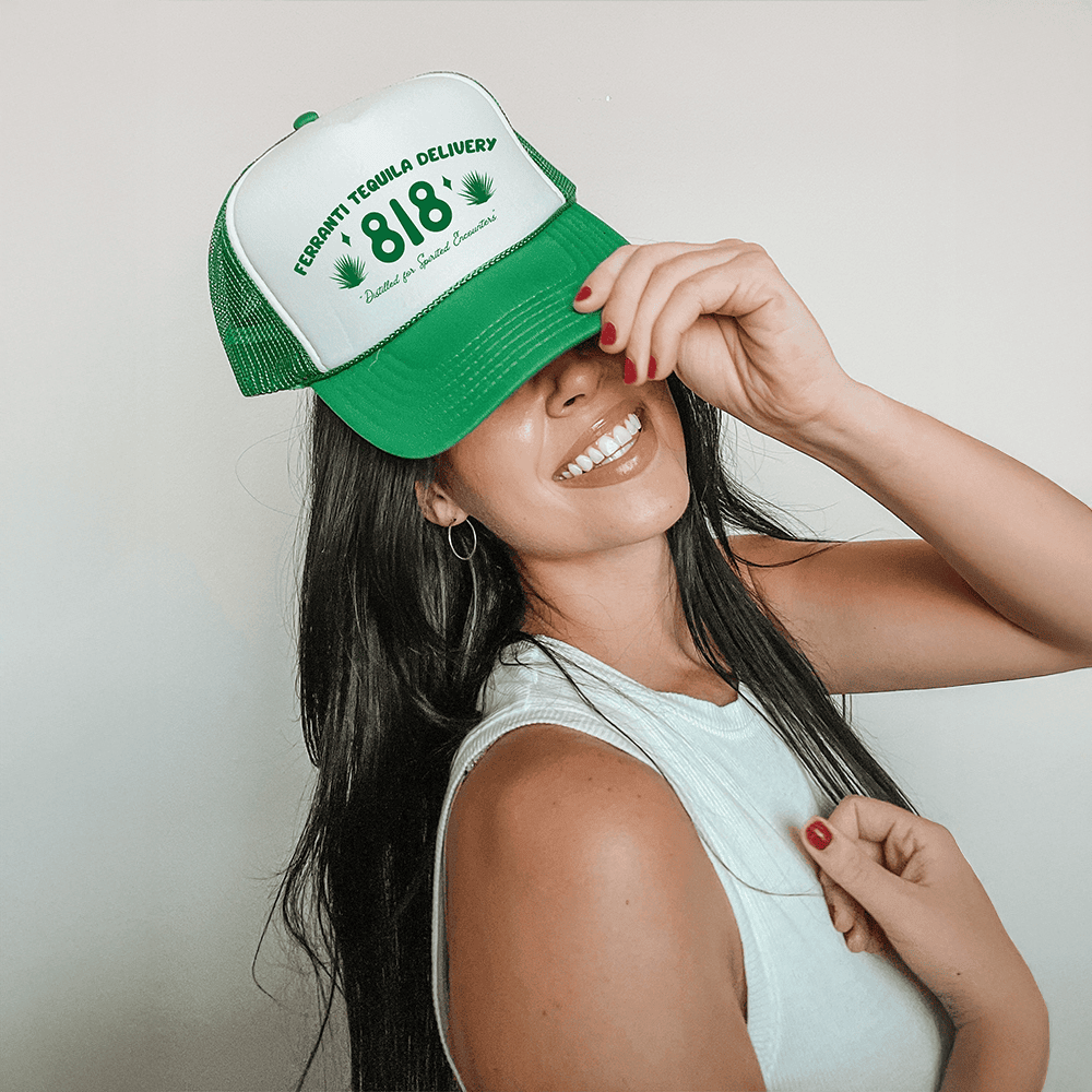 818 Hat Green 818 Tequila Trucker Hat Gift Ideas For Wife - Lilybirchmarket