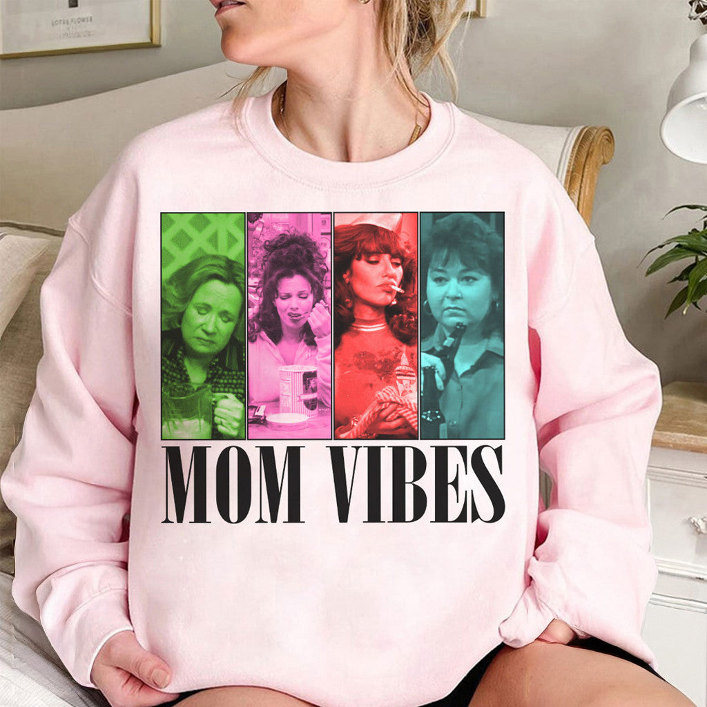 90s Movie Mom Vibes Sweatshirt Funny Mom Life Sweatshirt Gift For Mama - Lilybirchmarket