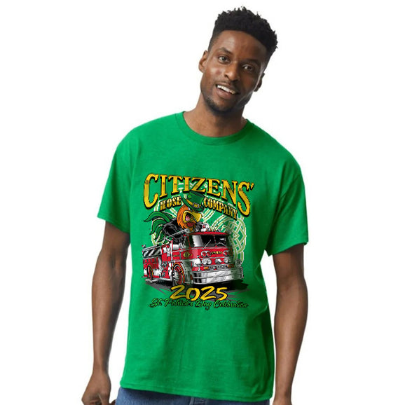 Citizens' Hose Company No. 1 Inc. of Smyrna, DE Classic Unisex T-Shirt Gildan 5000 (Made In US)