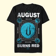 August Burns Red Death Merch Moon T-Shirt August Burns Red Apparel Best Gift For Metal Music Lovers