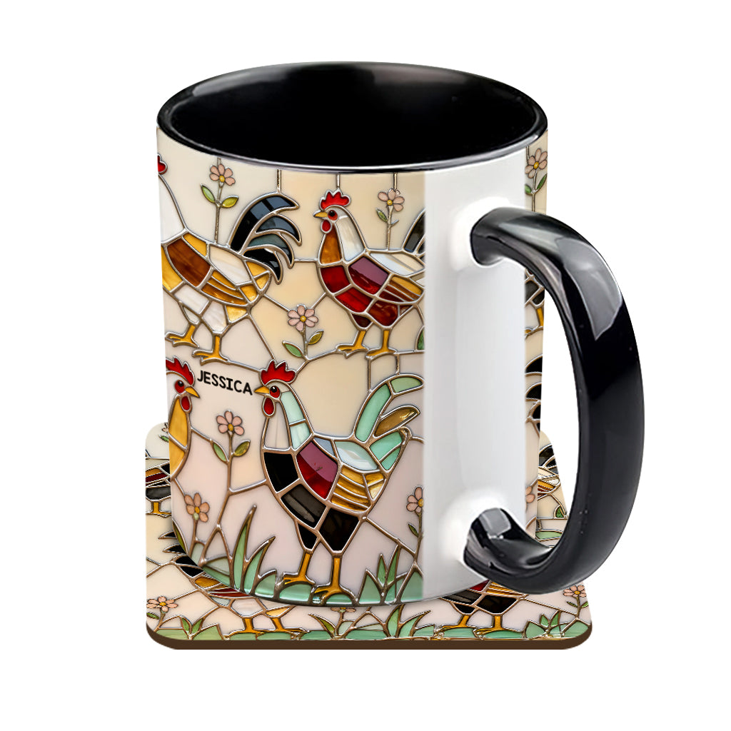 Chicken Farm - Personalized Chicken Accent Mug