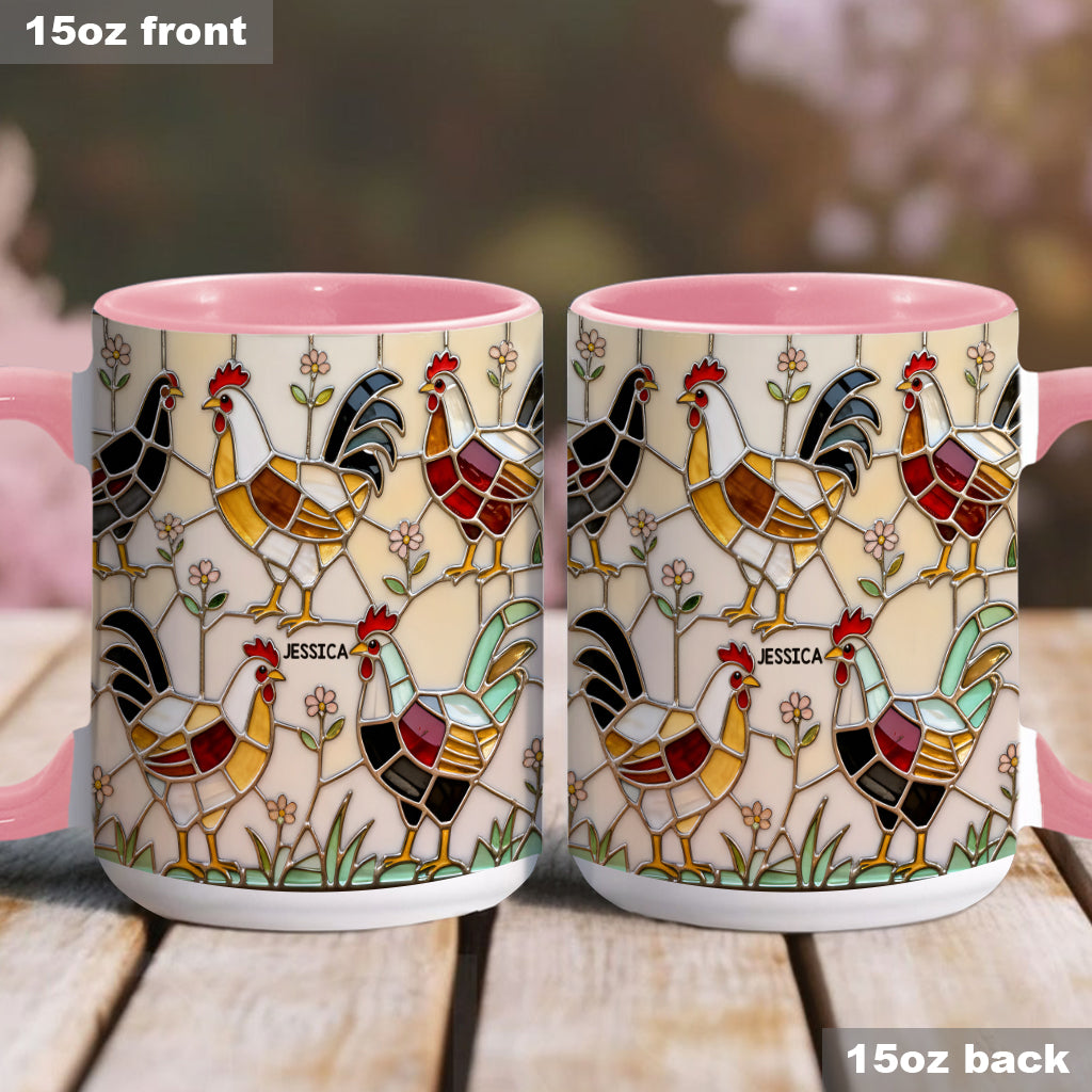 Chicken Farm - Personalized Chicken Accent Mug