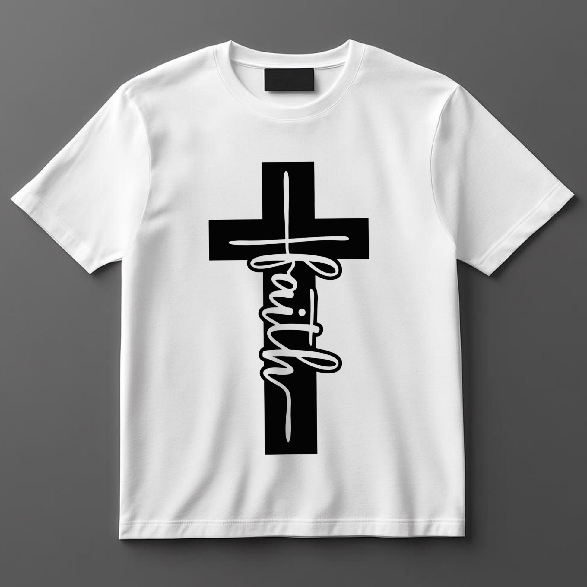 Faith Cross Classic Unisex T-Shirt Gildan 5000 (Made In US)