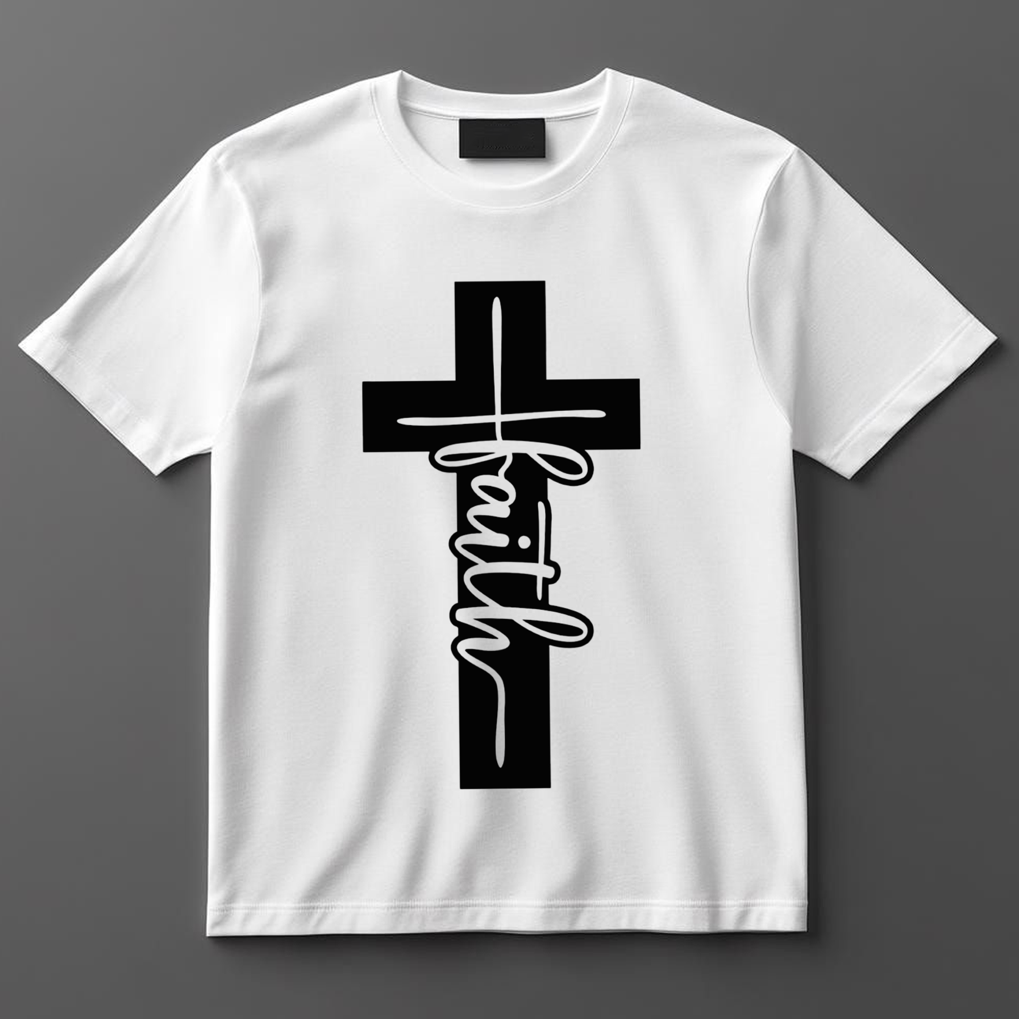 Faith Cross Classic Unisex T-Shirt Gildan 5000 (Made In US)