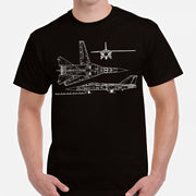 General Dynamics F-111 Aardvark Classic Unisex T-Shirt Gildan 5000 (Made In US)