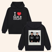 I Heart Sam And Colby Autograph Merch Hoodie