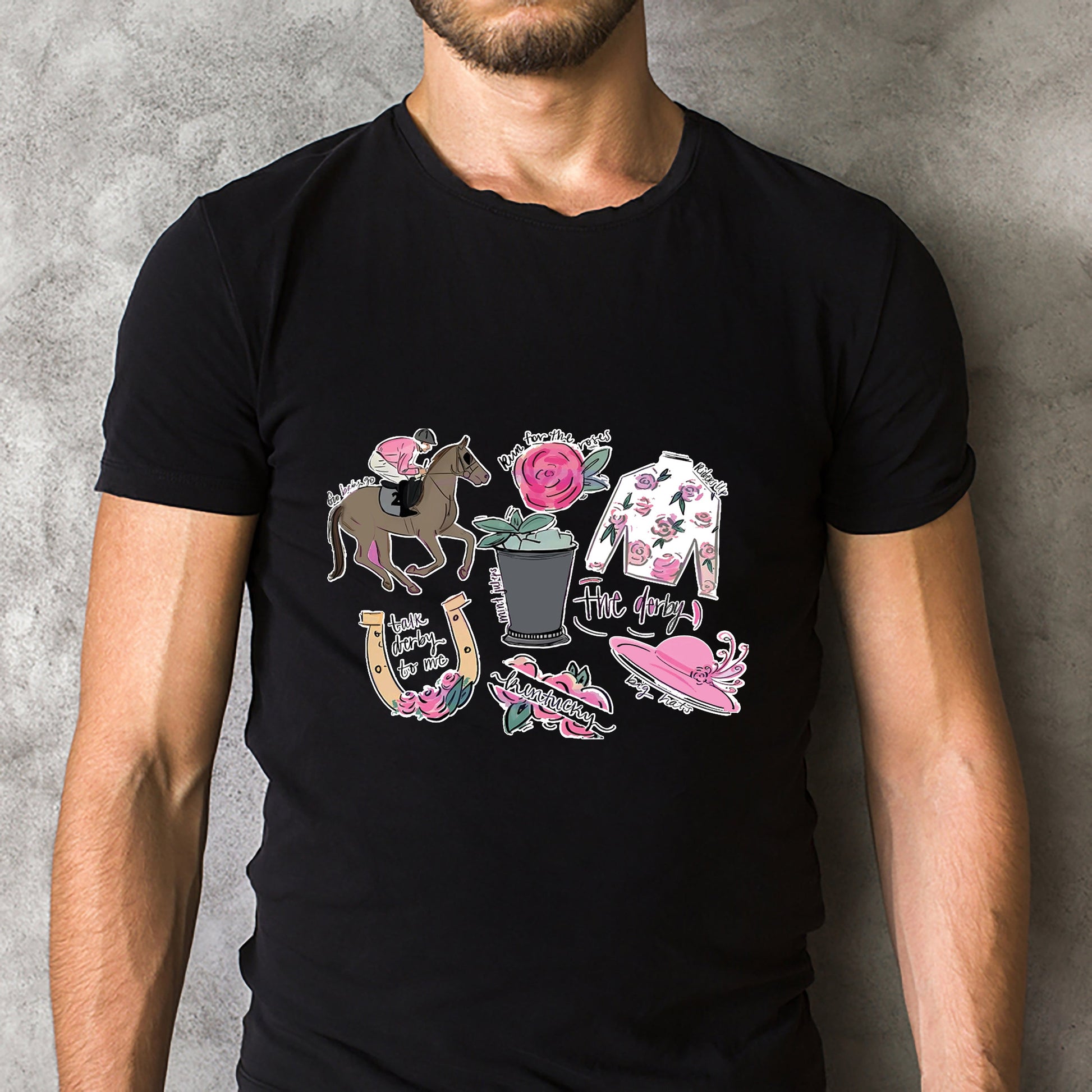Kentucky Derby Derby Vibes Go Baby Go Horse Racing Classic Unisex T-Shirt Gildan 5000 (Made In US) DLMP2204PT06