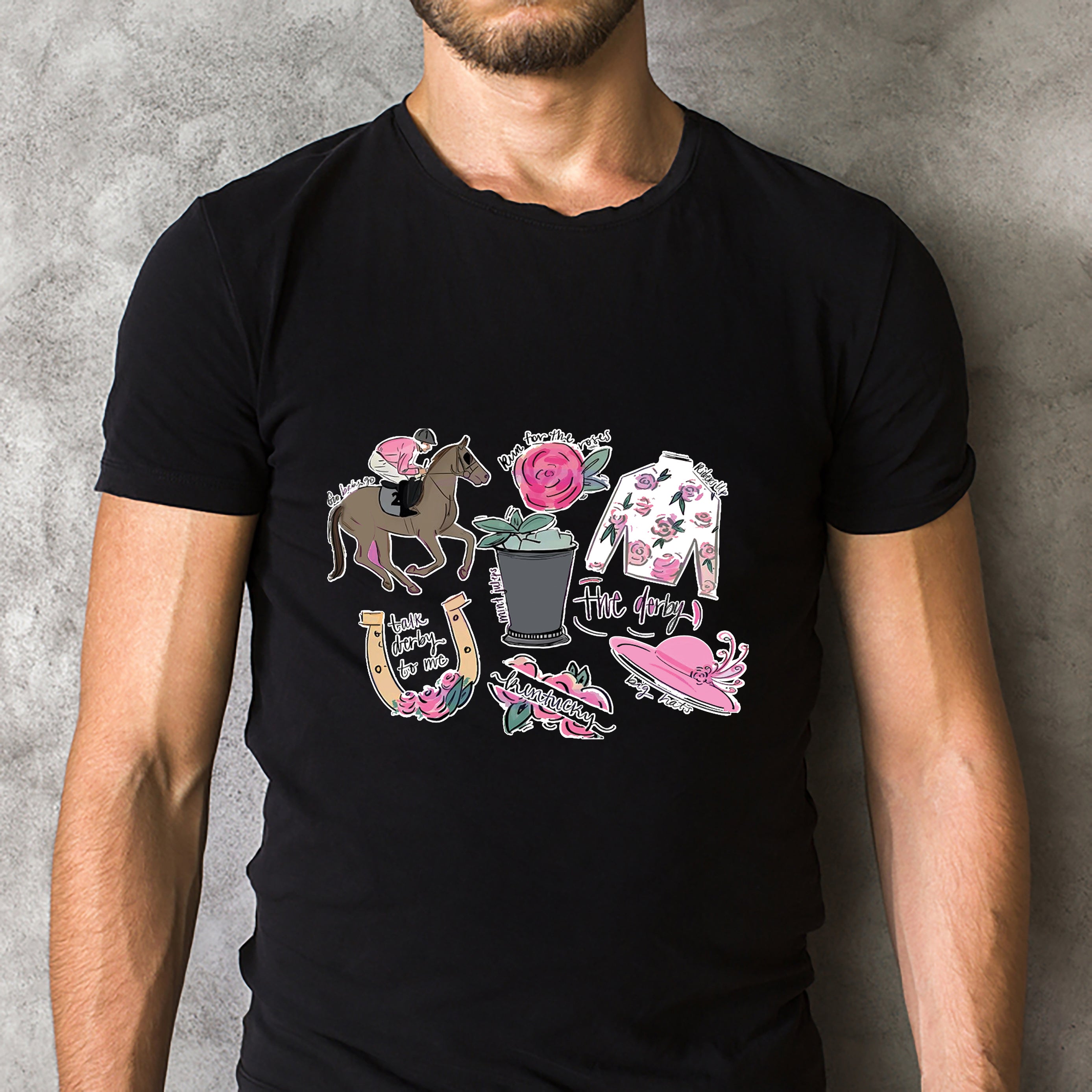 Kentucky Derby Derby Vibes Go Baby Go Horse Racing Classic Unisex T-Shirt Gildan 5000 (Made In US) DLMP2204PT06